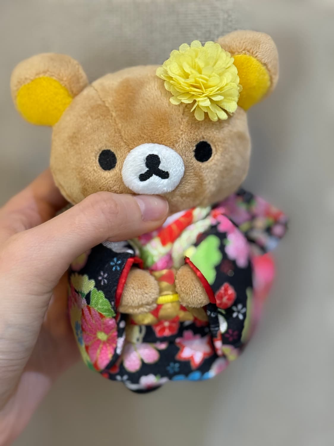 리락쿠마 기모노 새상품 텍 보유 레어 키링 상품이미지1