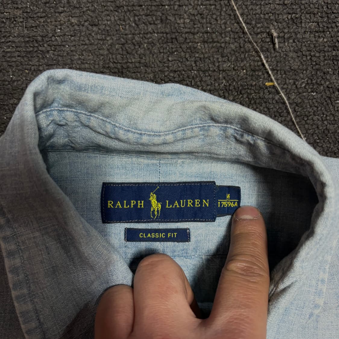 폴로랄프로렌 블루 클래식핏 셔츠 M 상품이미지5