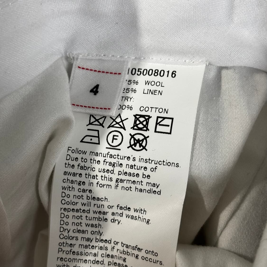 4) visvim 비즈빔 23ss dalton 달튼 슬랙스 울/린넨 상품이미지7