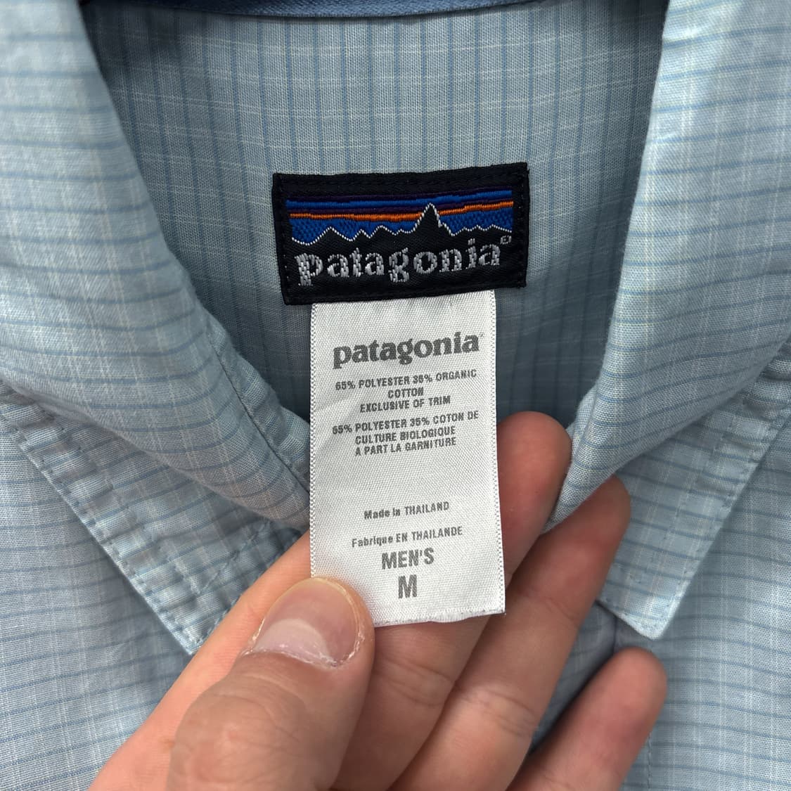 00s 파타고니아 마이크로 체크 롱슬리브 아일랜드 호퍼 셔츠 N1085 상품이미지9