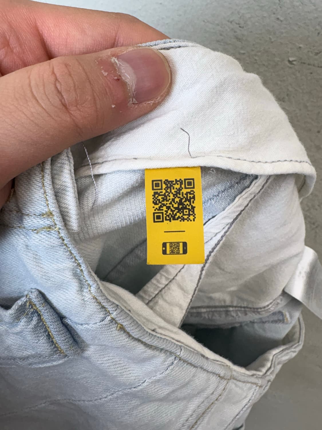 폴로랄프로렌 테이퍼드 연청 데님 팬츠 상품이미지10