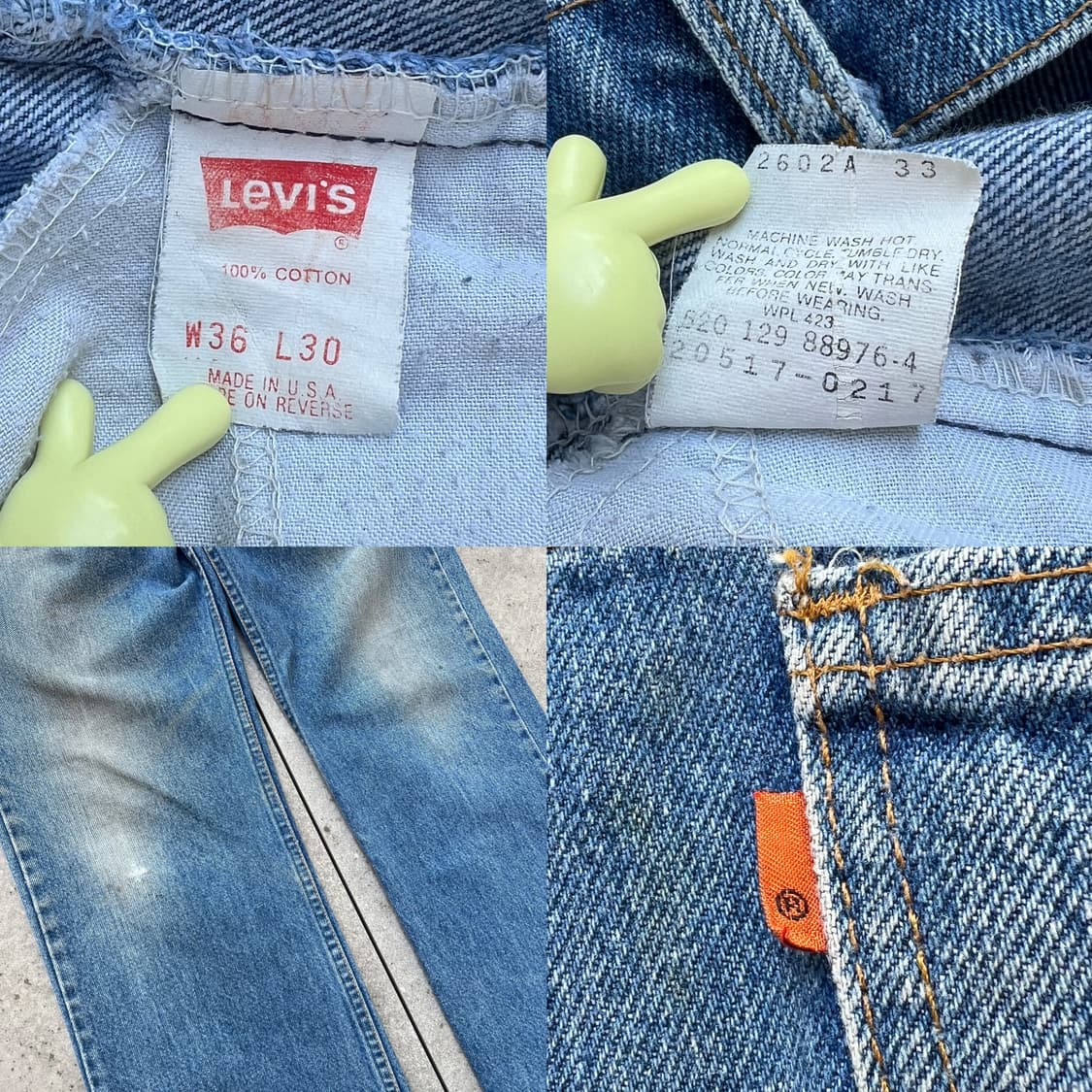 90s Vintage USA Levis 517 W36 L30 상품이미지3