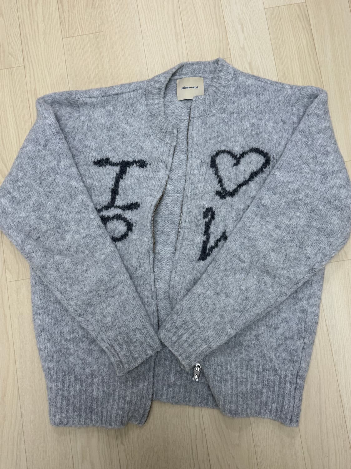 팔로마울 크러쉬 니트집업 M 상품이미지4