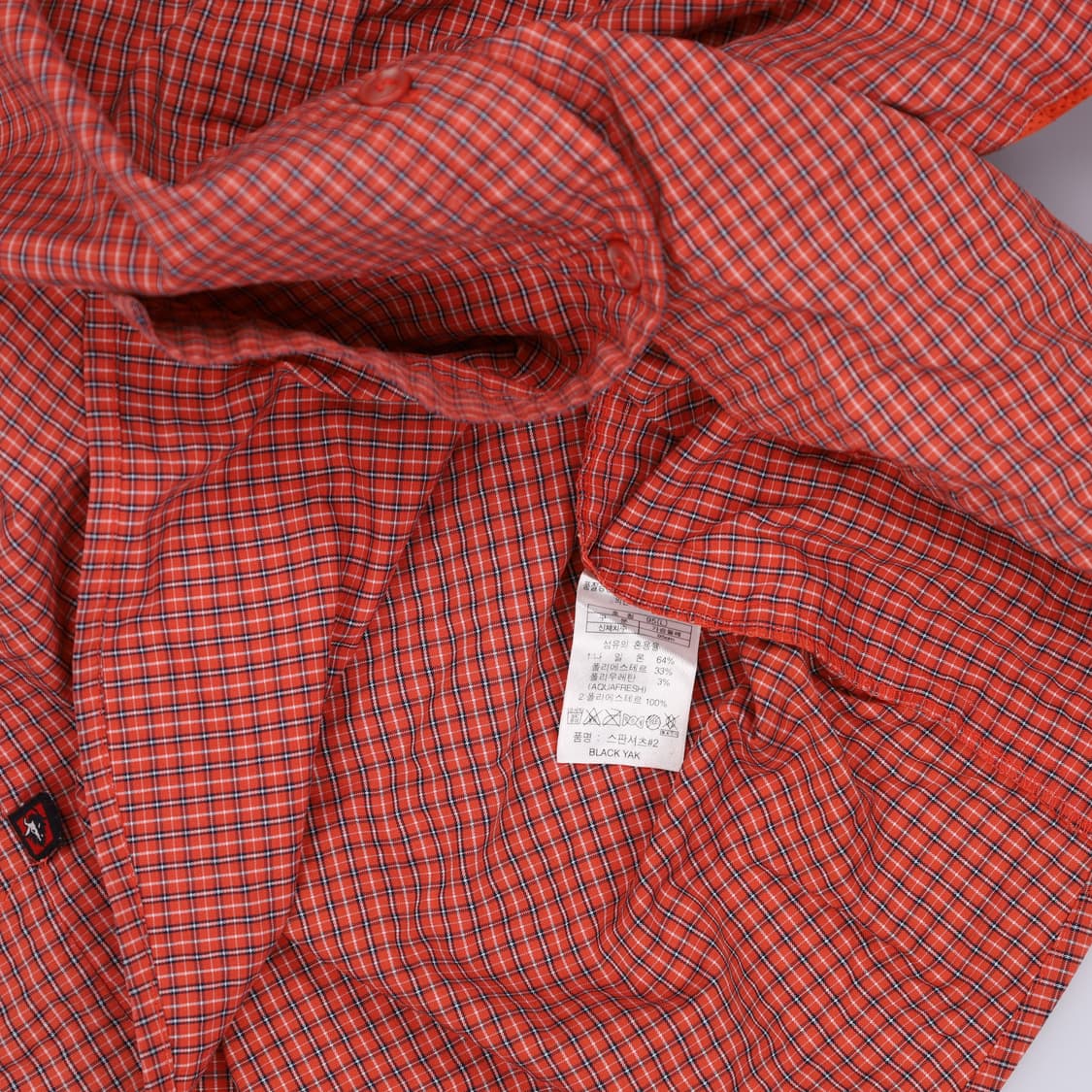 [95] 블랙야크 등산복 체크 셔츠 1216H1 상품이미지4