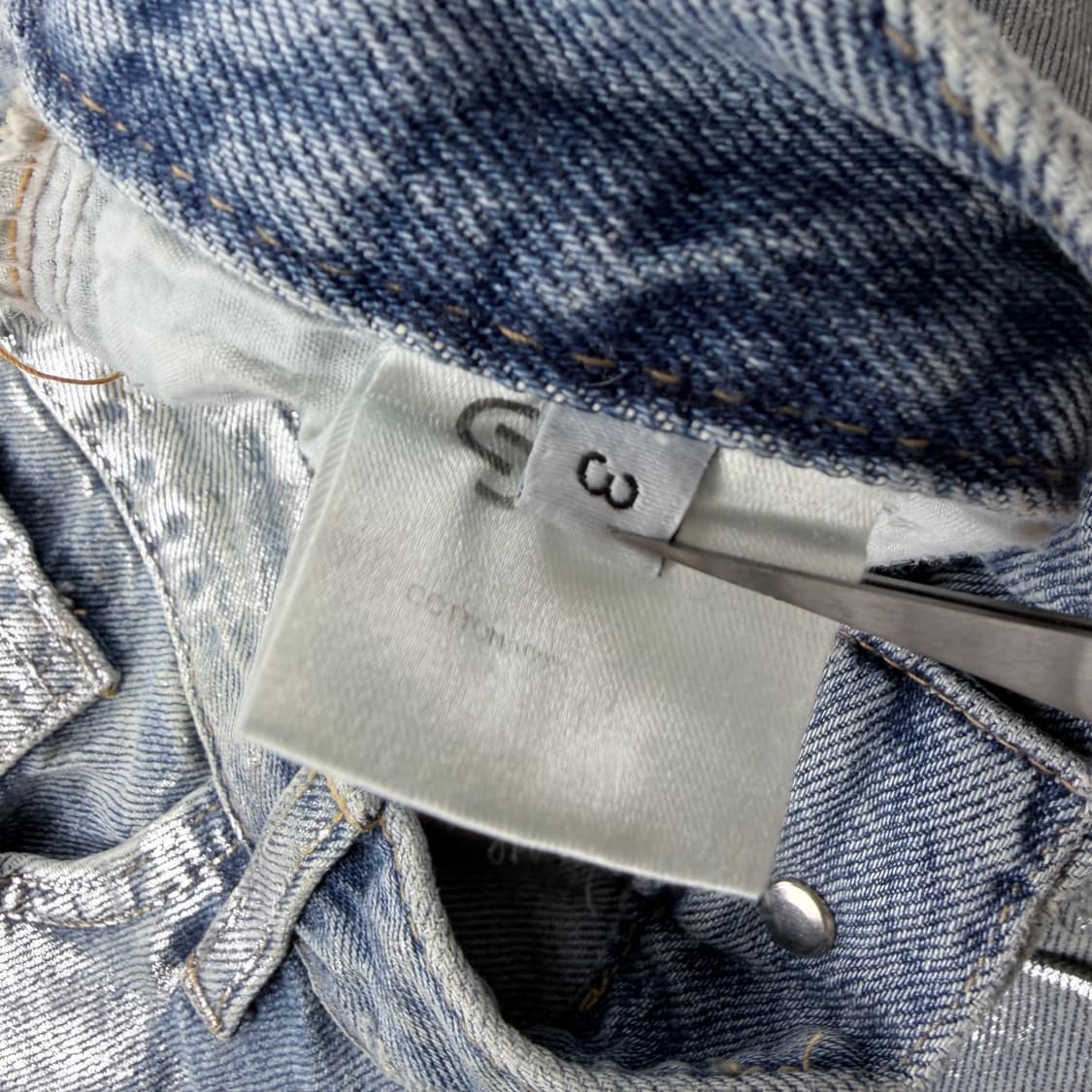 세릭 cerric SILVERY DESTROYED 데님팬츠 상품이미지5