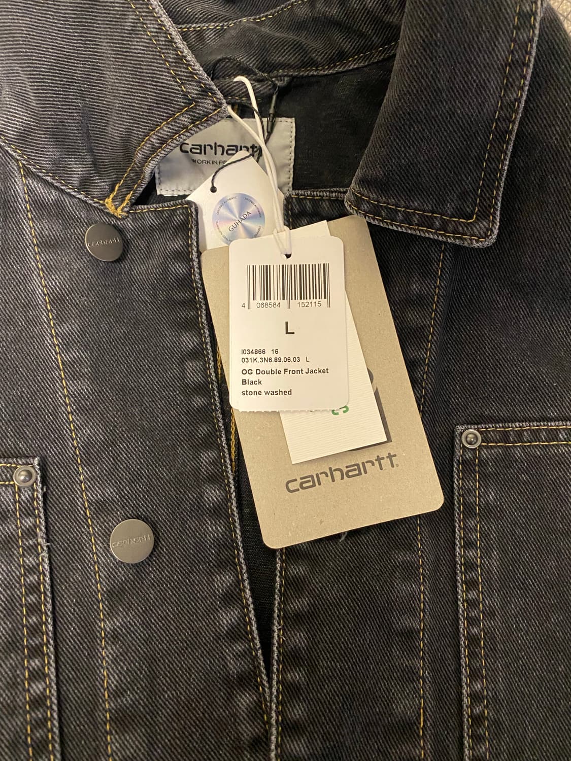 칼하트 OG 더블 프론트 자켓 L 상품이미지3