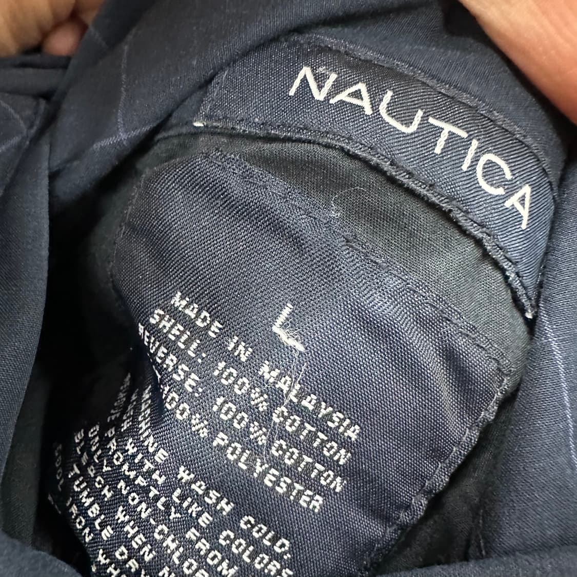 100 노티카 남자 양면 리버서블 루즈핏 블루종 자켓 상품이미지6