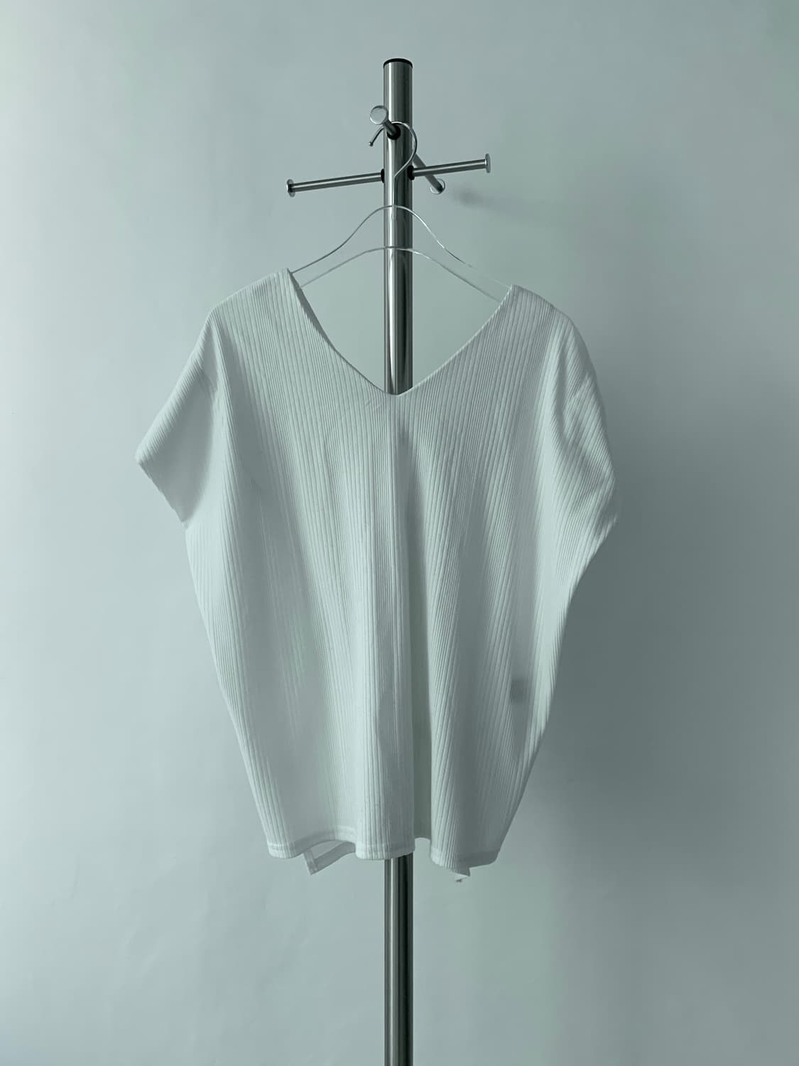 Knotted Shirring T-shirt 상품이미지2
