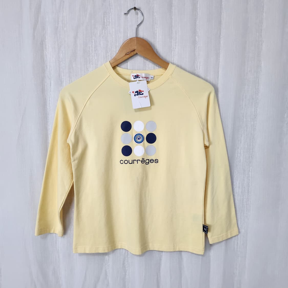 [미사용] 꾸레쥬 면 긴팔 티셔츠 [여 S] 상품이미지1