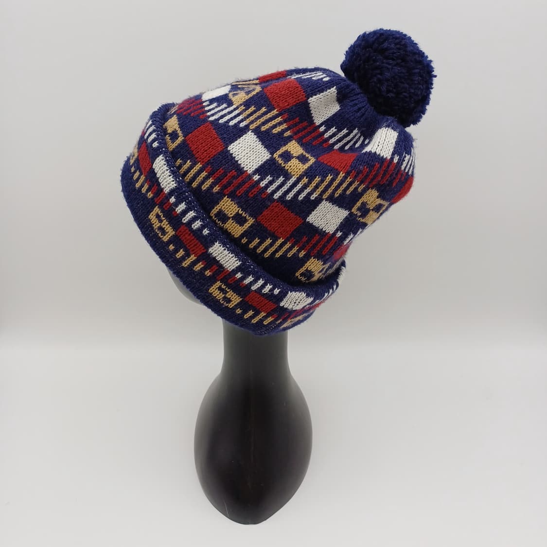 일본 빈티지 니트 비니 방울 모자 [BF10445-162-52] 상품이미지2