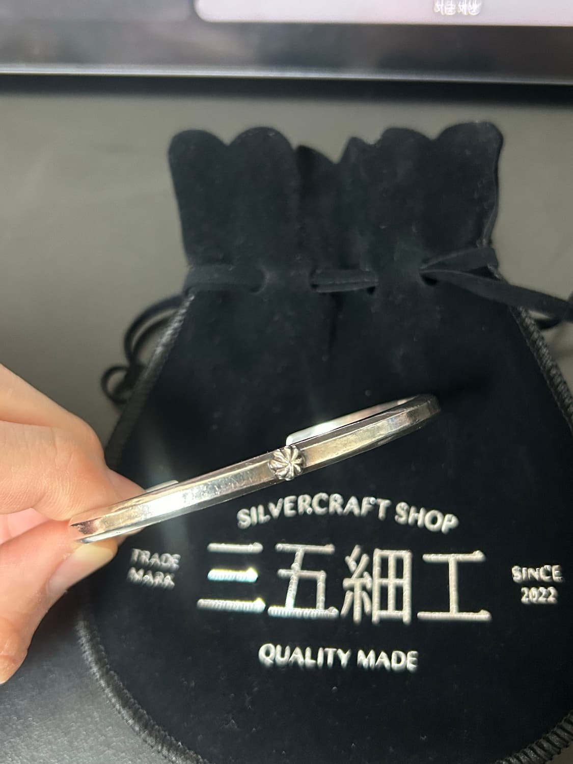 삼오세공 콘쵸 실버 커프(뱅글) 상품이미지2