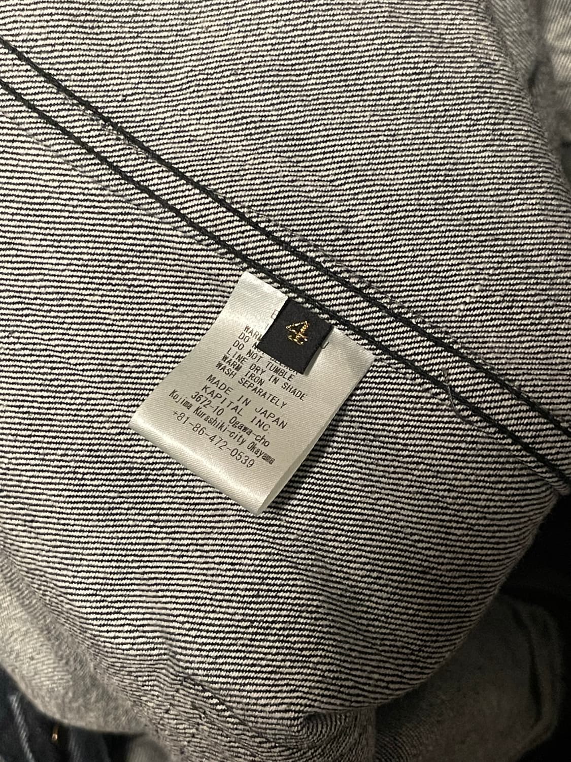 [4] 캐피탈 14온즈 데님 1st 자켓 인디고 상품이미지5