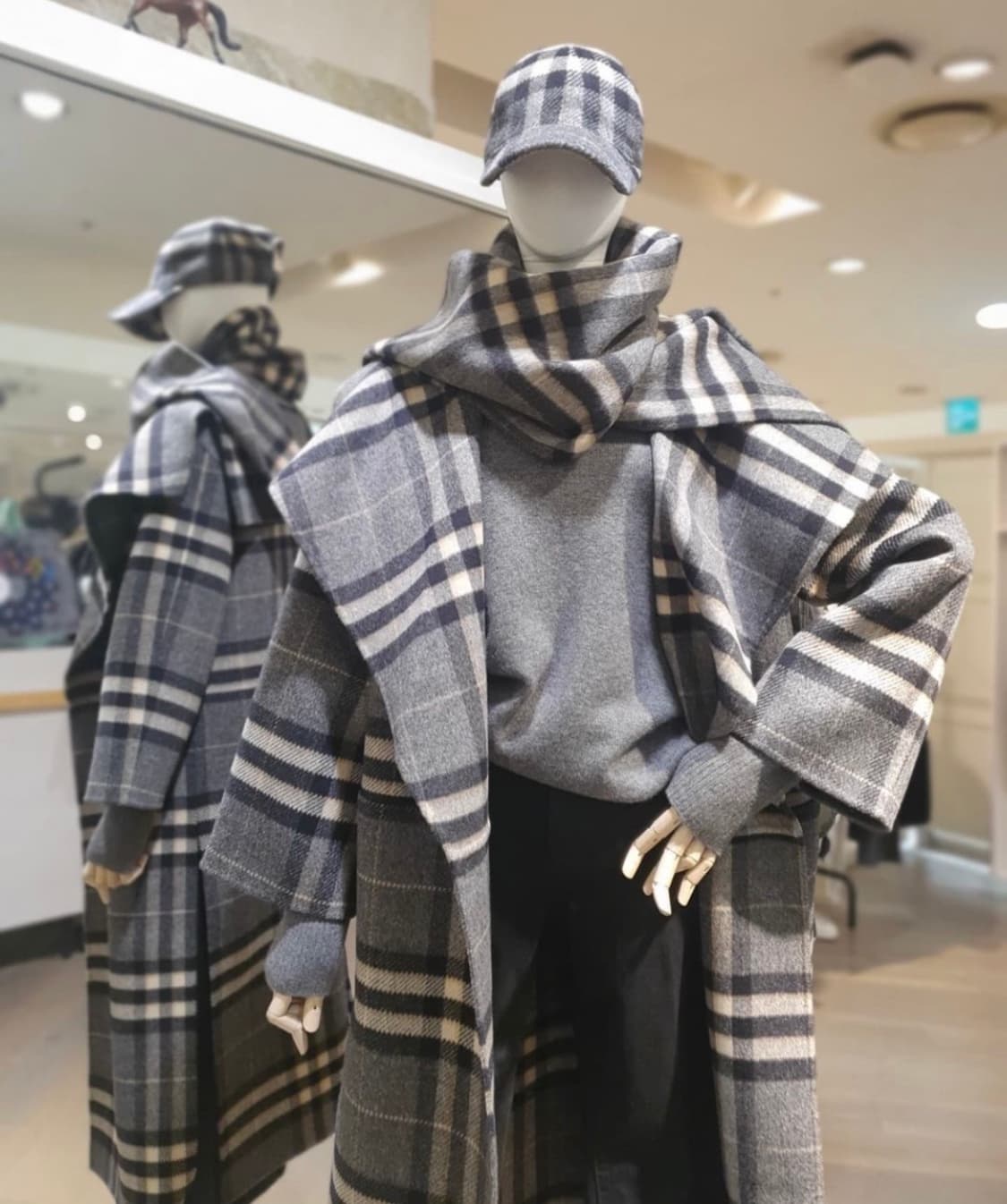 토템 체크 머플러 + 한섬 편집샵 장갑 톰그레이하운드  상품이미지9