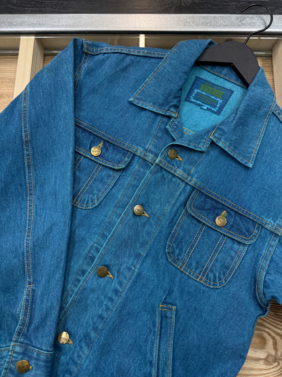 Vicerer Wear 90s 투포켓 데님 자켓 상품이미지4