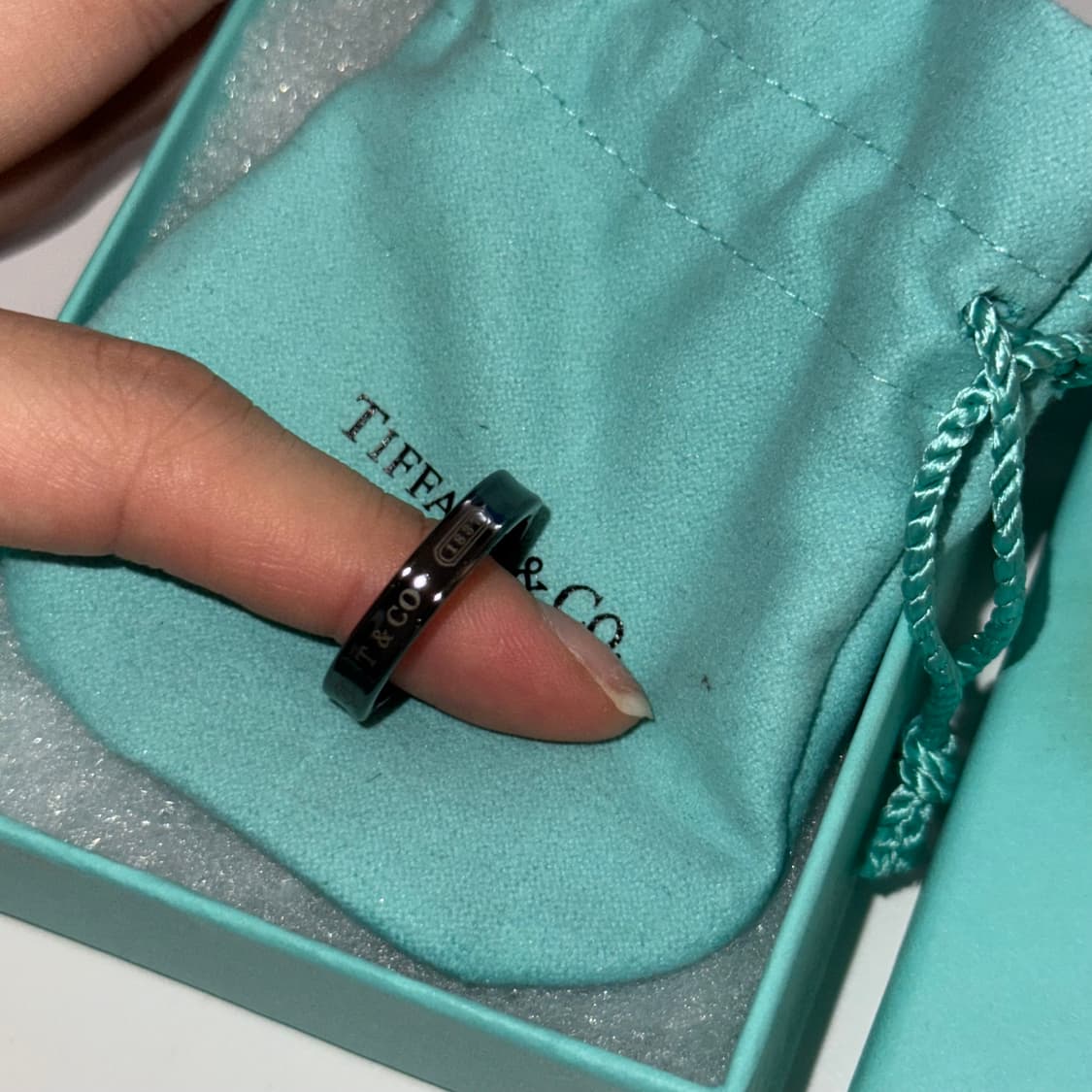 티파니앤코 1837 내로우 티타늄 링 15호? 상품이미지4