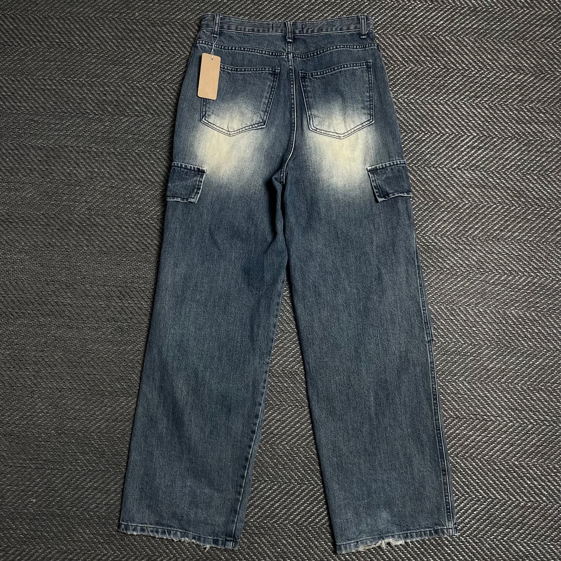 GO JEANS 빈티지 워싱 카고 데님 팬츠o 5193 상품이미지4