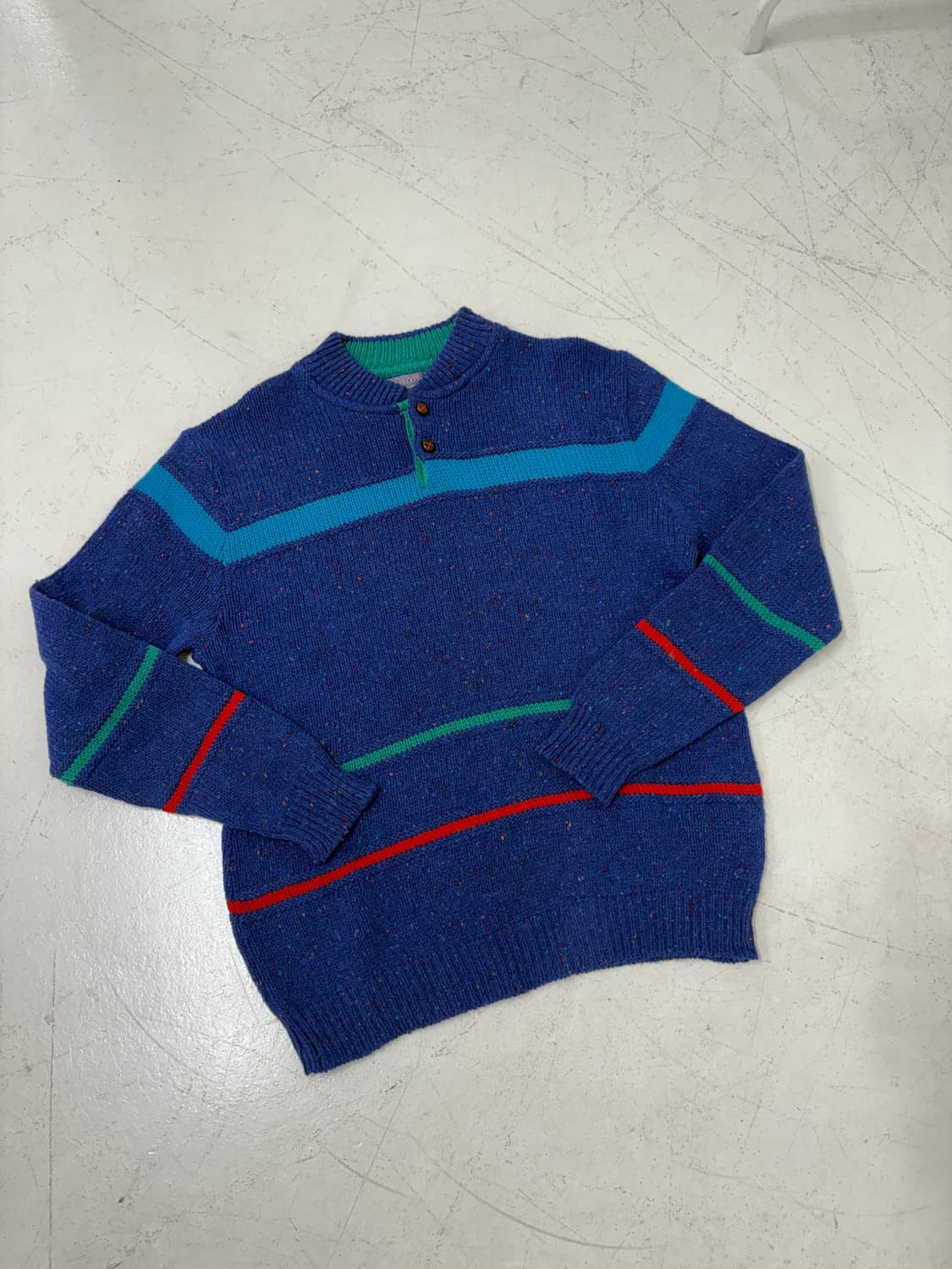 70‘s Pendleton Henley Knit sweater.  상품이미지3
