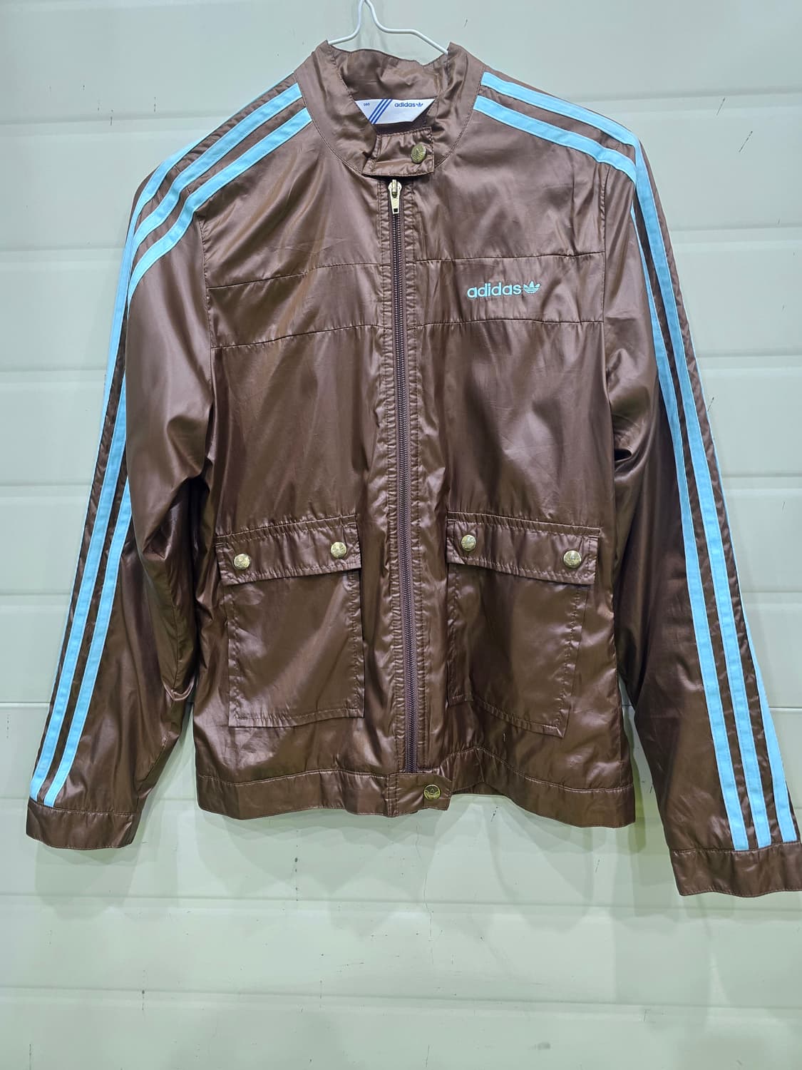 빈티지 아디다스 브라운 윈드브레이커 Y2K  자켓 상품이미지1