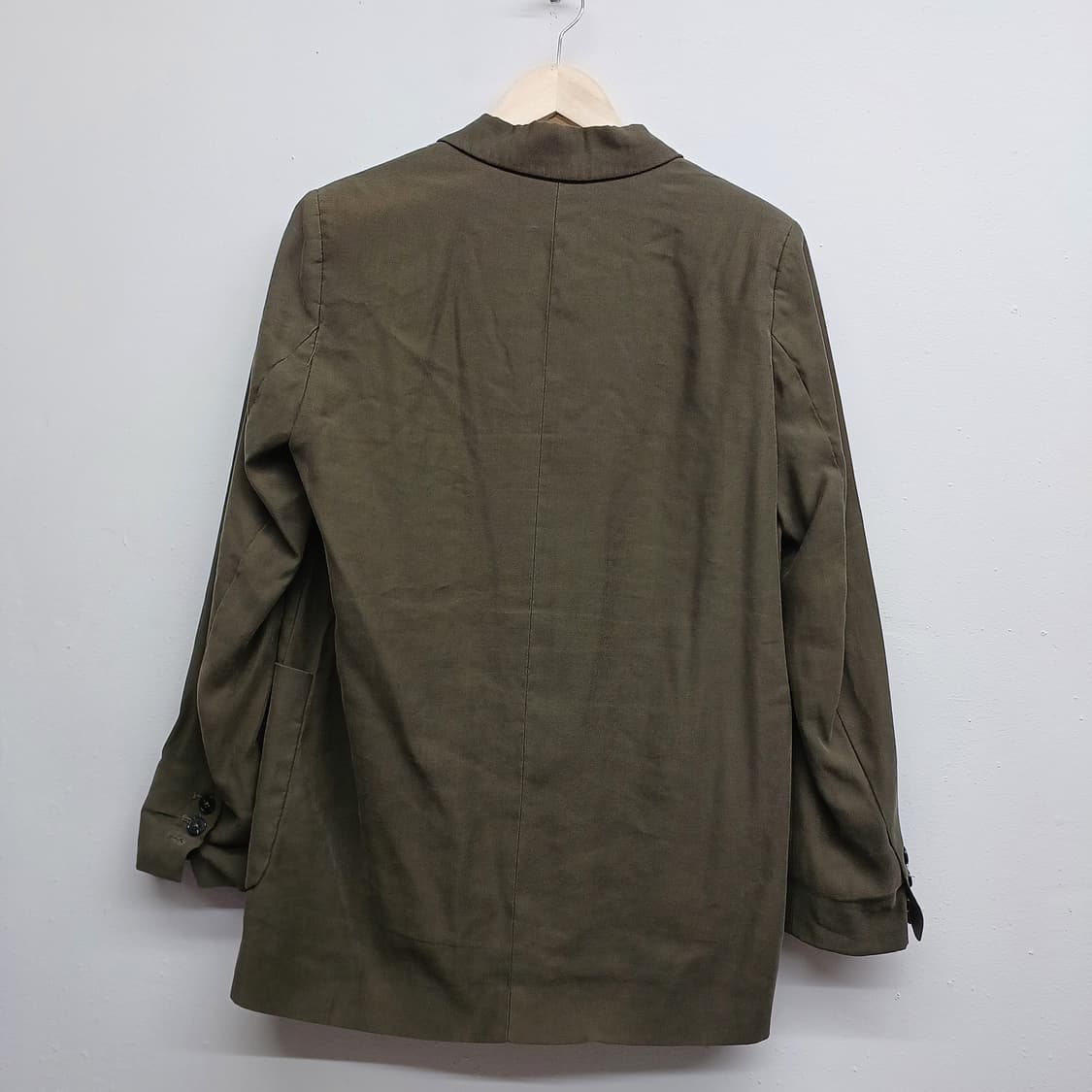 자라 올리브 싱글 버튼 블레이저 자켓 S 상품이미지2