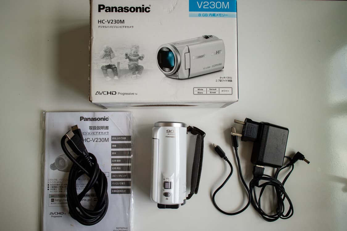 Panasonic HC-V230M-W / 빈티지 디지털 캠코더 상품이미지9
