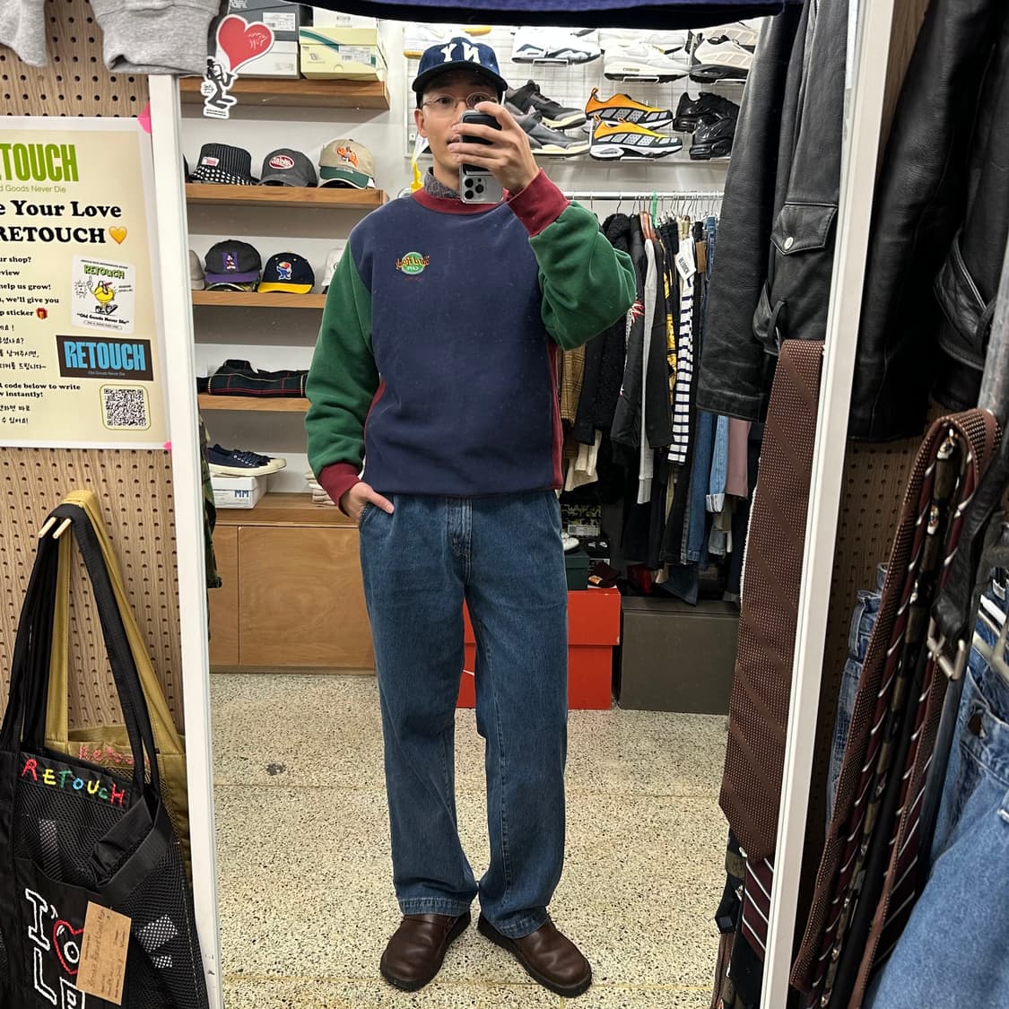 90‘s 하드락 카페 리버스위브 스웻셔츠 상품이미지9