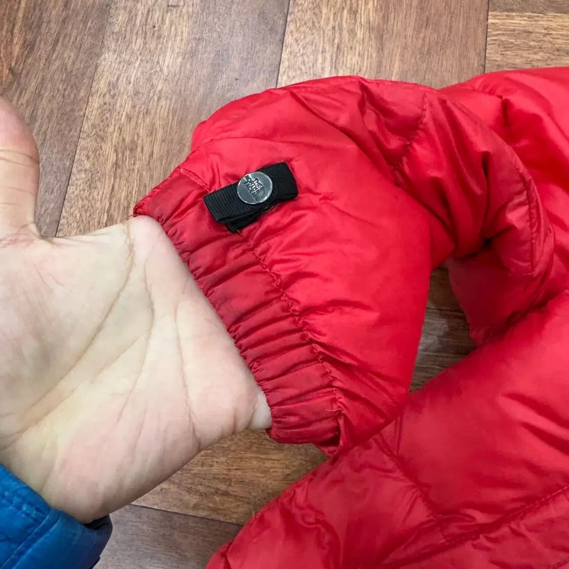 90(95) 노스페이스 눕시 700 검/빨 패딩 자켓  상품이미지6