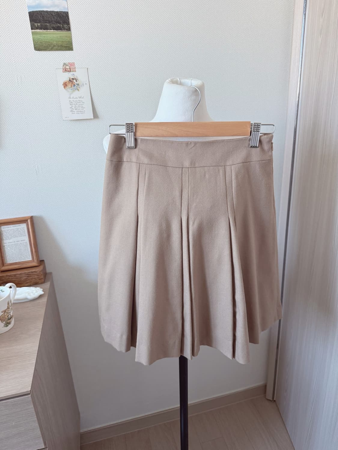 울 미니 스커트 상품이미지2