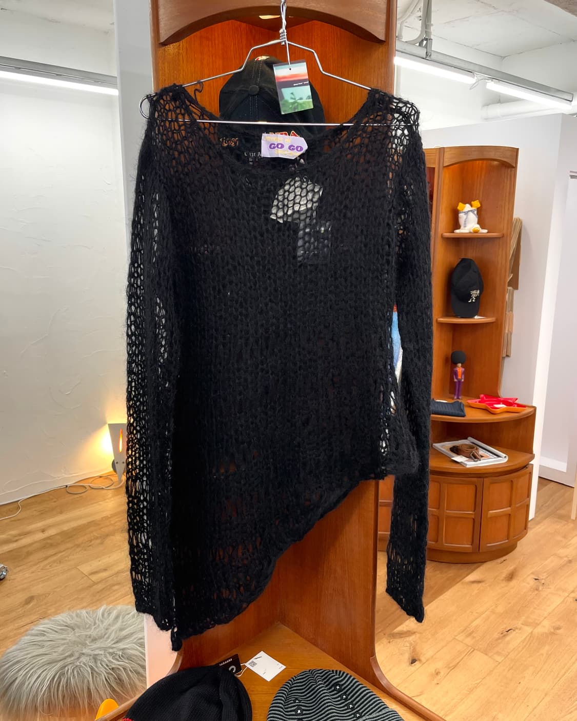 90s 모헤어 피쉬넷 니트 상품이미지1