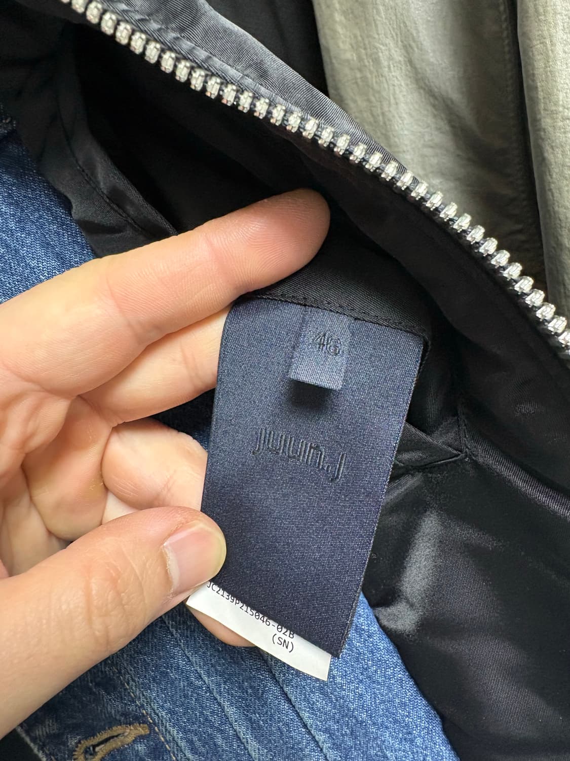 준지 트러커 데님 자켓 상품이미지5