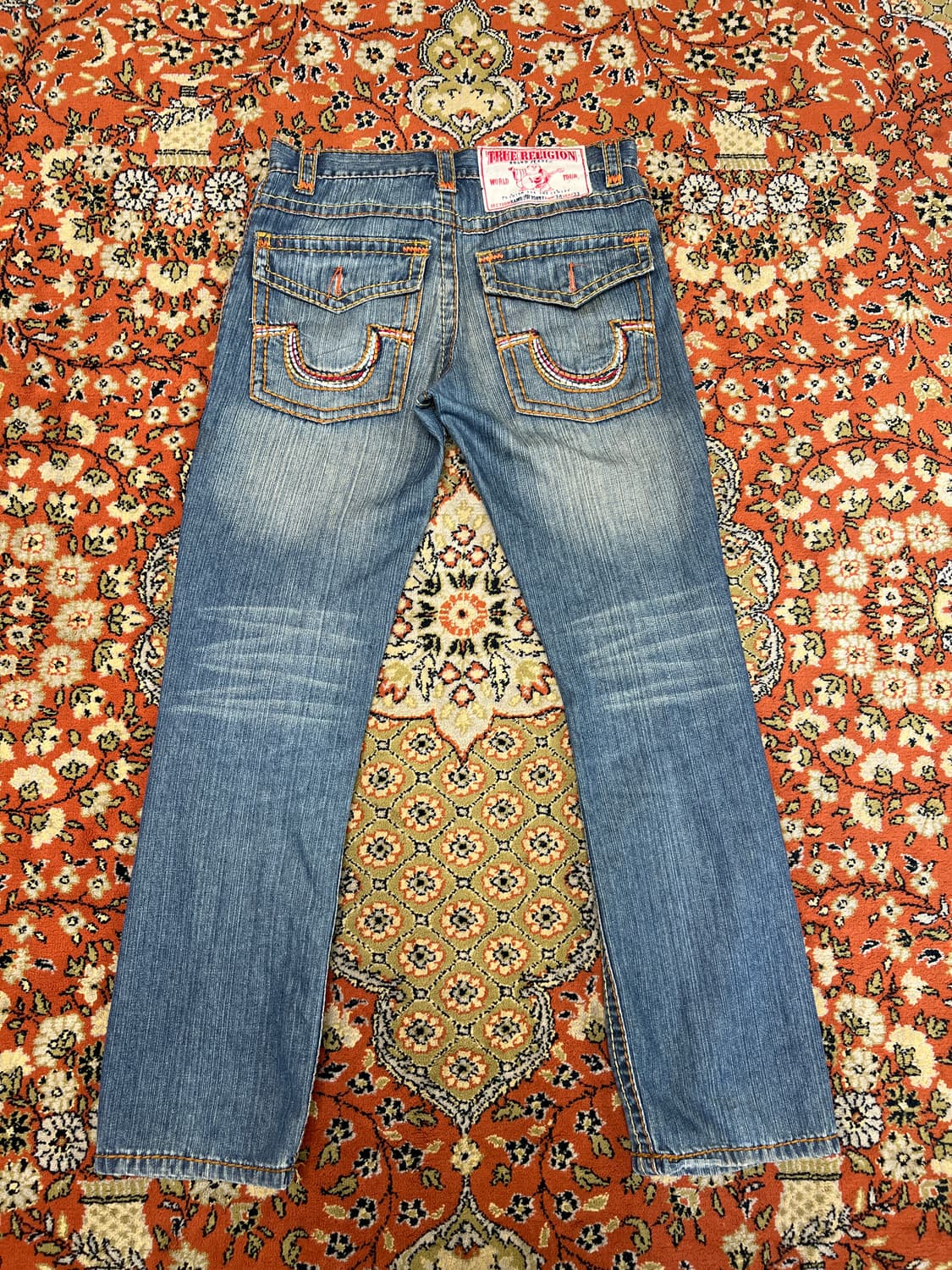 [31-32] 트루릴리전 레인보우 바비 빈티지 데님 팬츠 상품이미지2