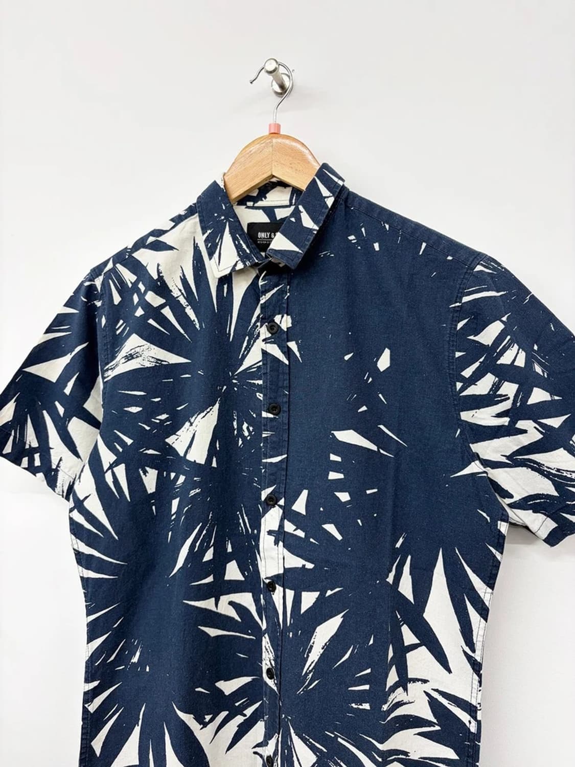 온니앤손즈 야자수 패턴 하와이안 반팔 셔츠 PN9707 상품이미지2