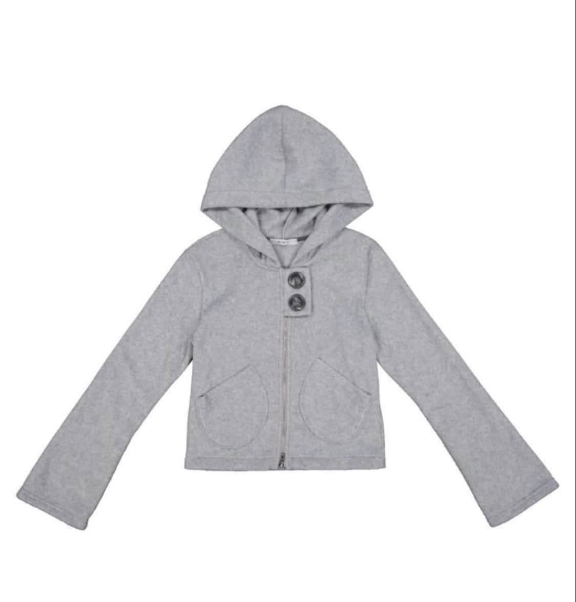 큘 kul 포켓 플리스 후드집업 버튼 상품이미지1