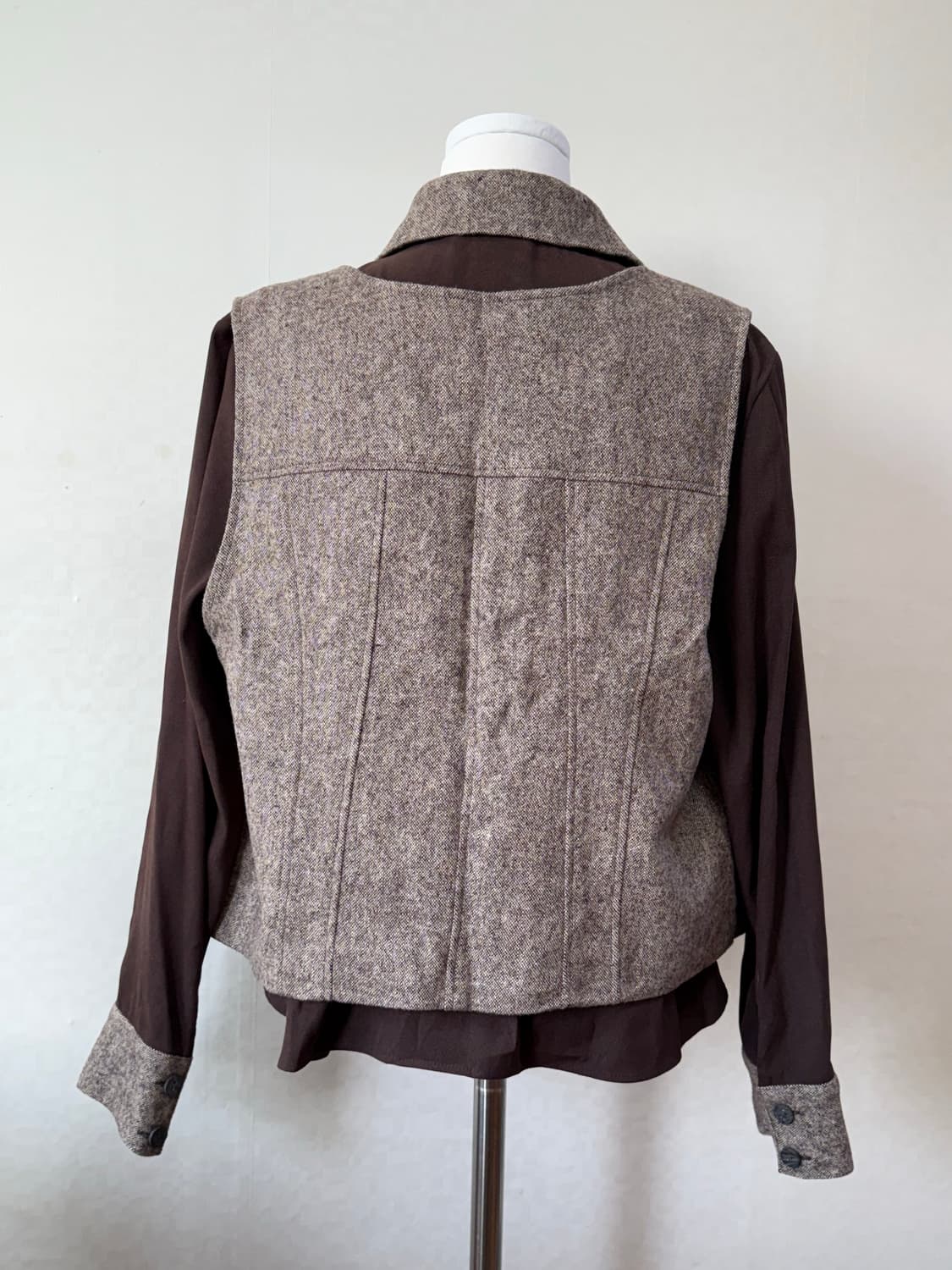 빈티지 셔츠 베스트 셋업 상품이미지2