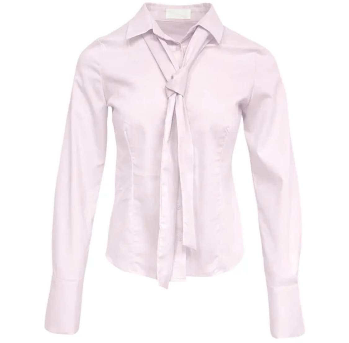 핑크 셔츠 (머플러 세트) 상품이미지1