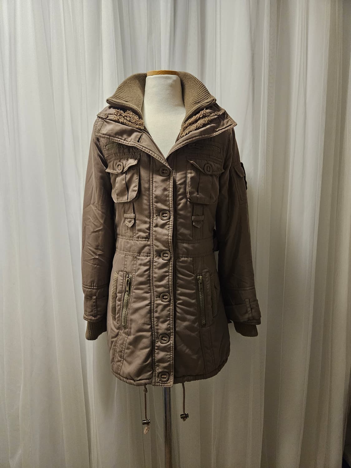 clubclubclub 2000s 빈티지 카고y2k 그런지페어리 야상패딩 상품이미지3