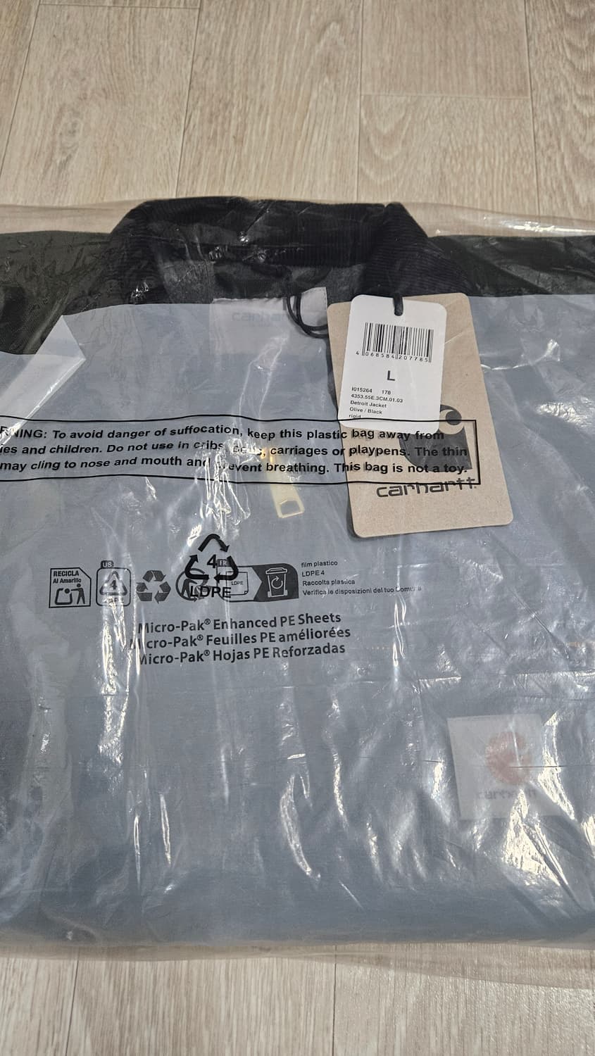 [L]칼하트 WIP 디트로이트 자켓 올리브(모스그린맛) 상품이미지3