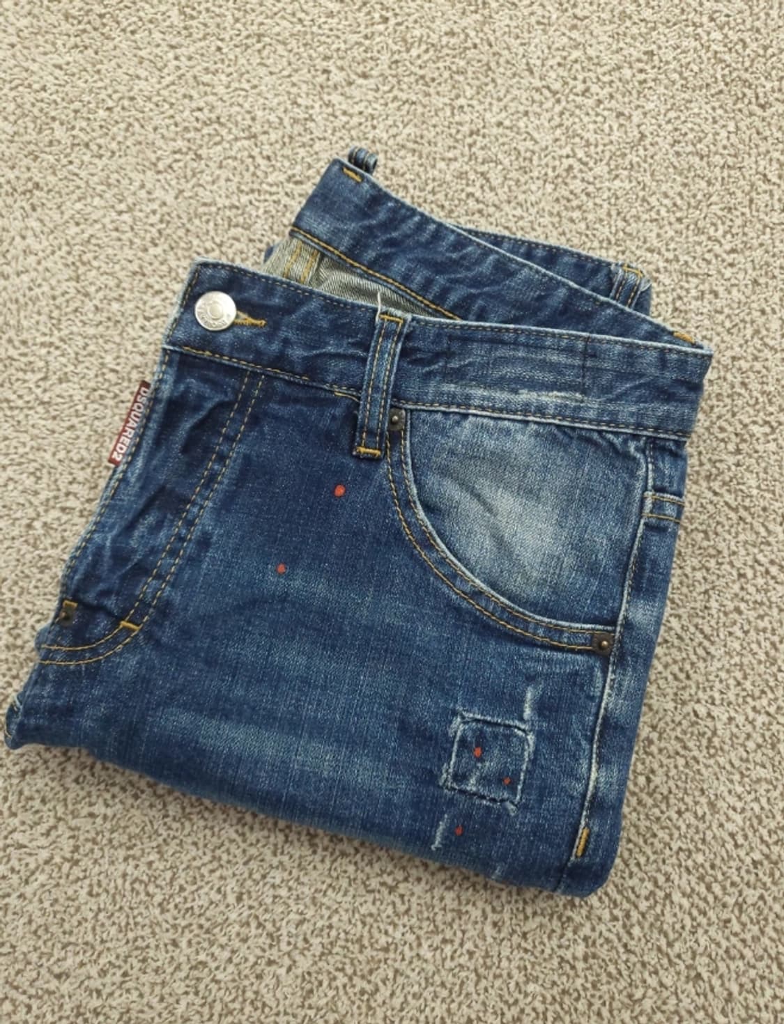 디스퀘어드2 남성 슬림핏 데미지 청바지 46 상품이미지9