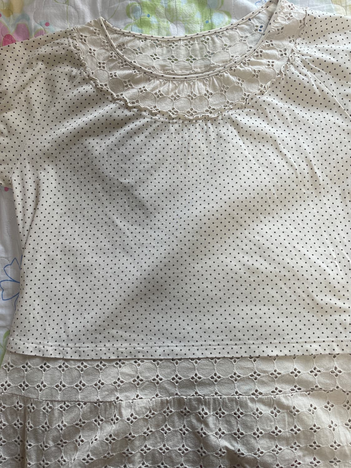 리본이너티+반팔면블라우스세트 상품이미지4