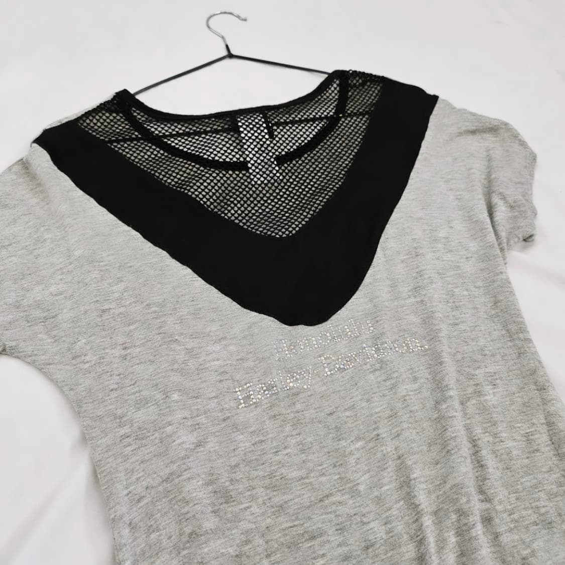 Harley davidson printing shirring halfsl 상품이미지3