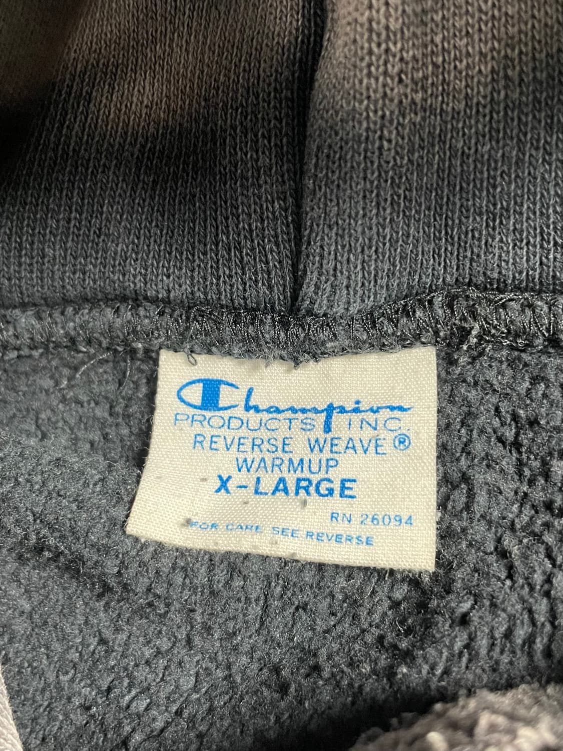 챔피온 리버스위브 블루택 타이다이 헤비 스웻 풀오버 후드 상품이미지4