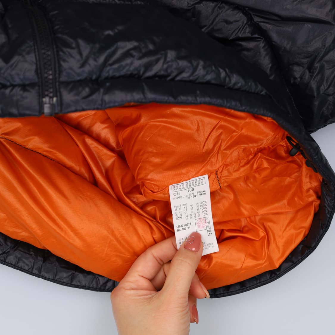 [100] 라푸마 구스다운 경량 패딩 점퍼 (앞뒤구멍확인) 1215J2 상품이미지6