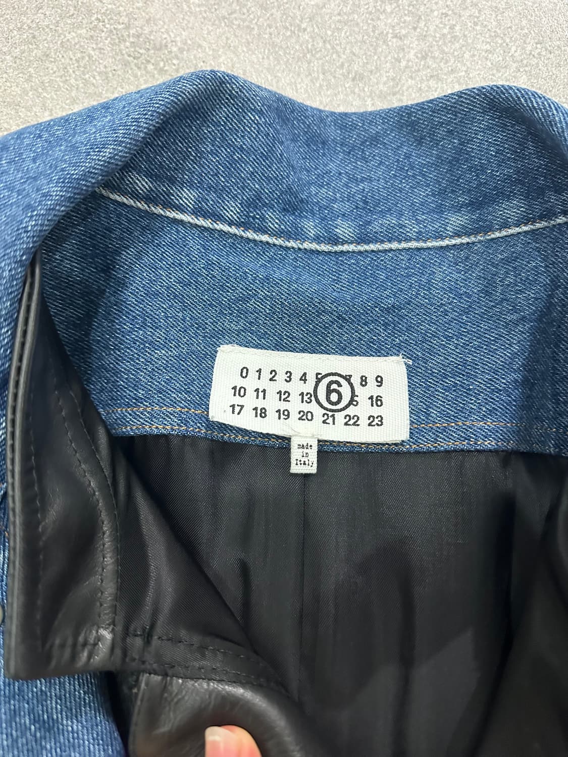 메종마르지엘라MM6 레이어드 싱글 브레스티드 블레이저 상품이미지3