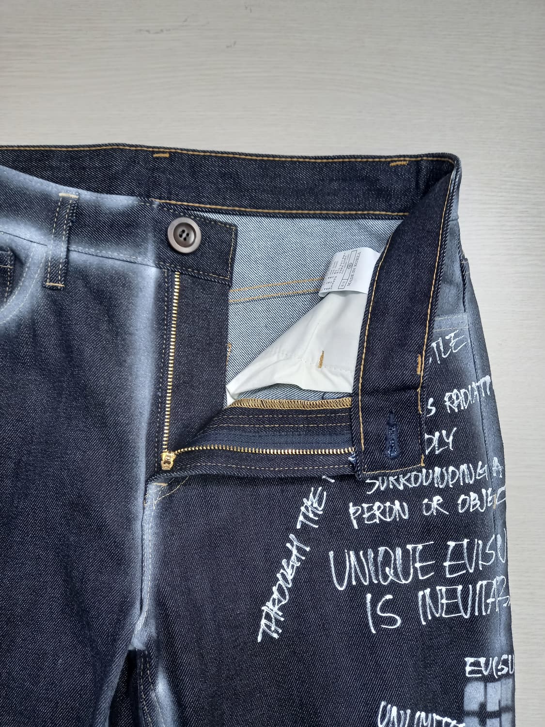 30 새상품 MDK JEANS 스판 슬림일자 진청 30-203 상품이미지6