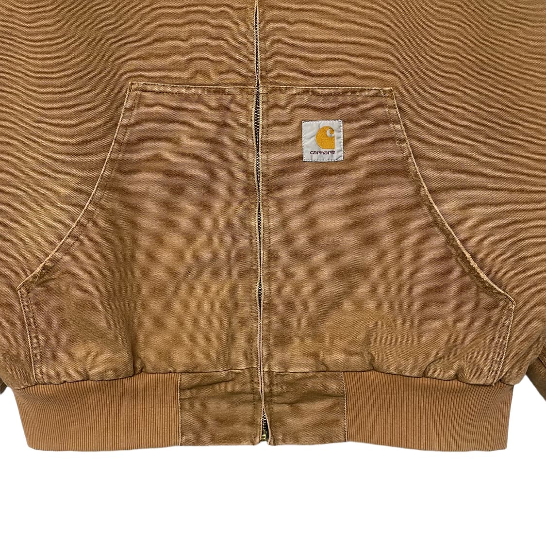 칼하트 WIP 덕 액티브 캔버스 후드 점퍼 자켓 브라운 상품이미지5