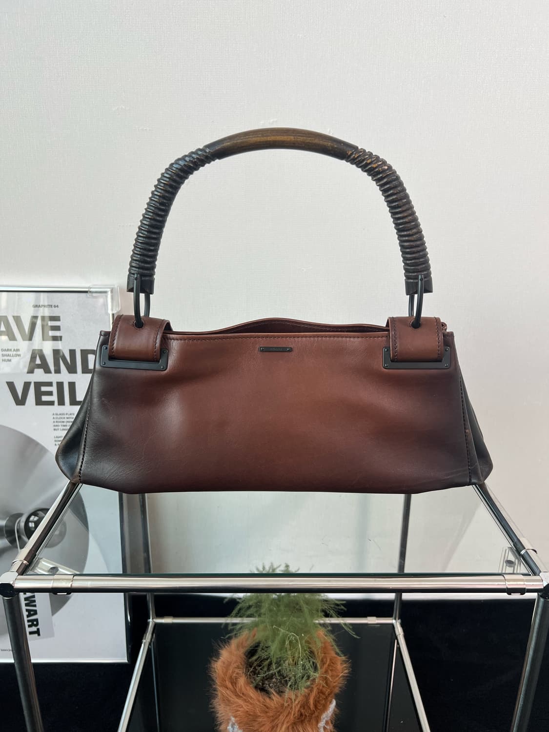 구찌 FW2002 밤부 핸들 그라데이션 숄더백 상품이미지1