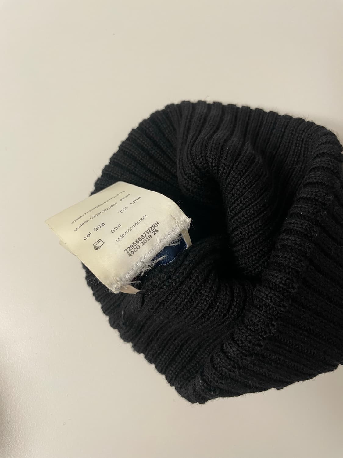 몽클레어 니트 비니 블랙 상품이미지4