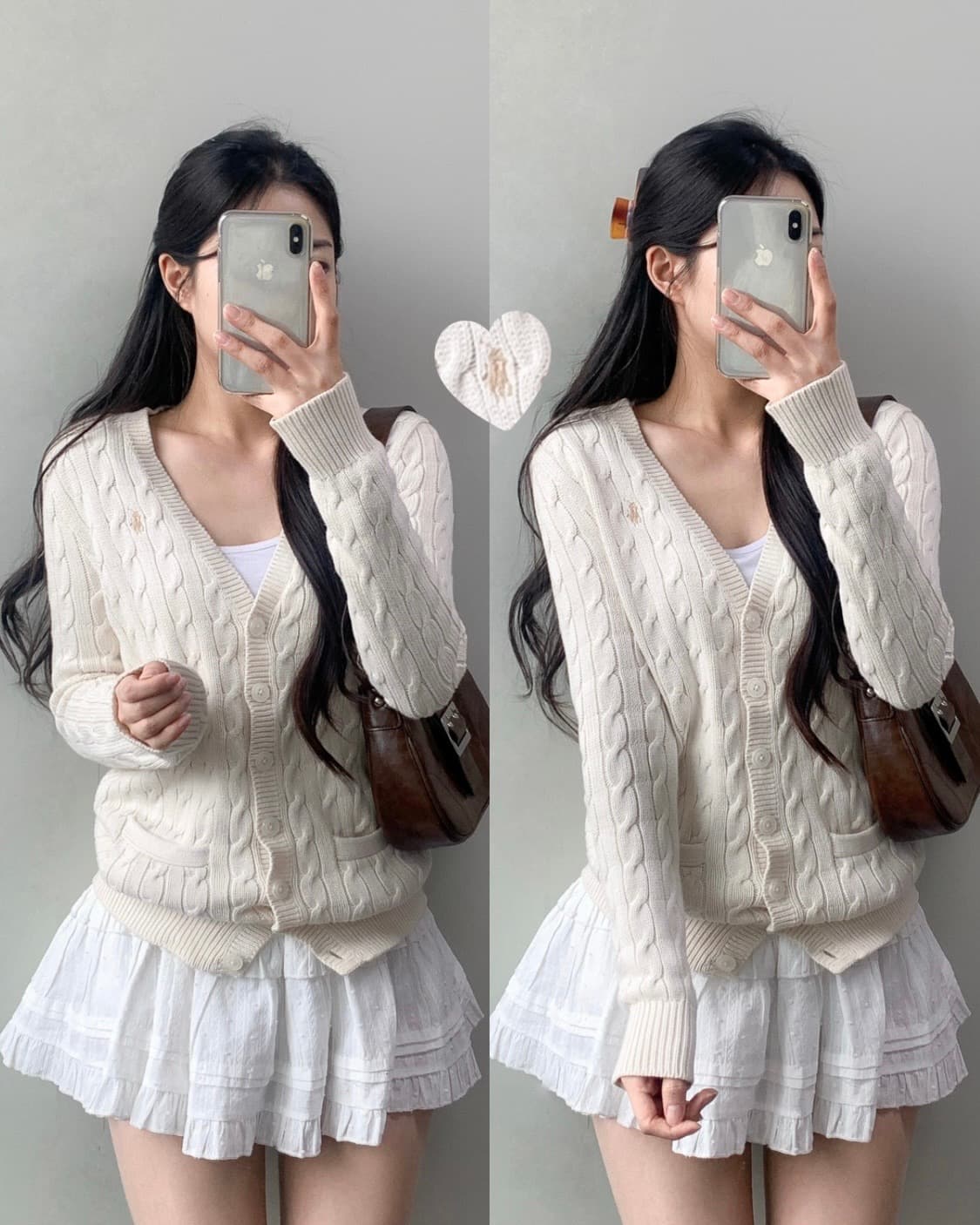 폴로 케이블 가디건 상품이미지1