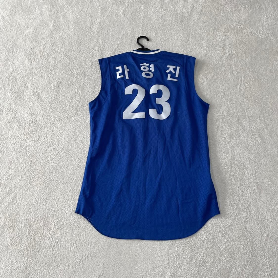 삼성라이온즈 올드 선수실착 민소매 나시 라형진 상품이미지7