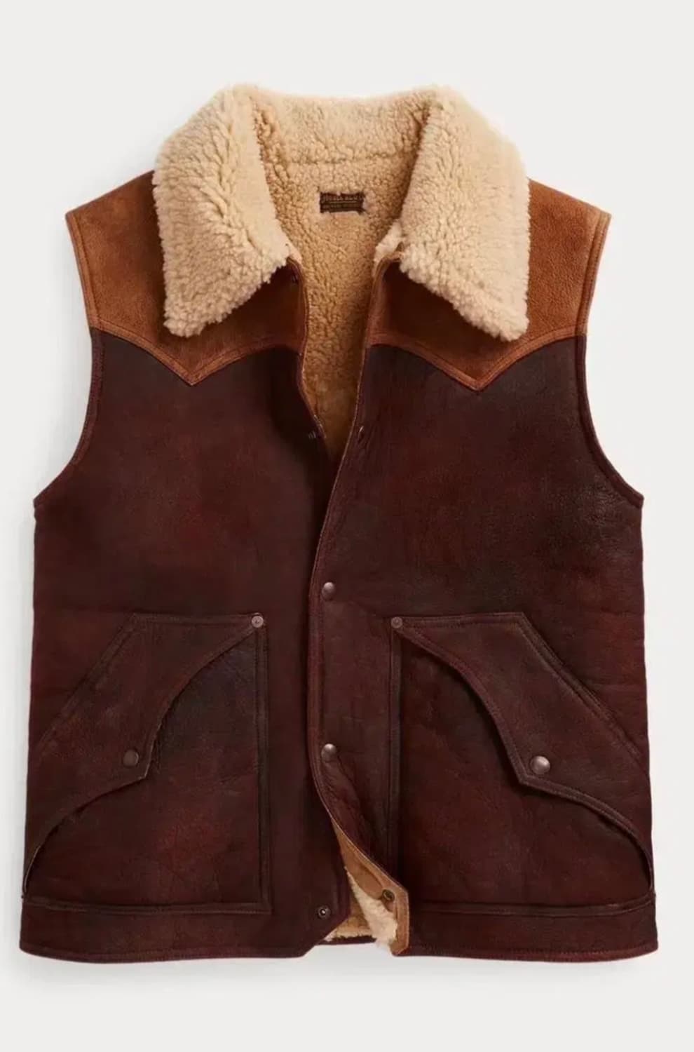 rrl 레더 베스트 s.m 상품이미지1