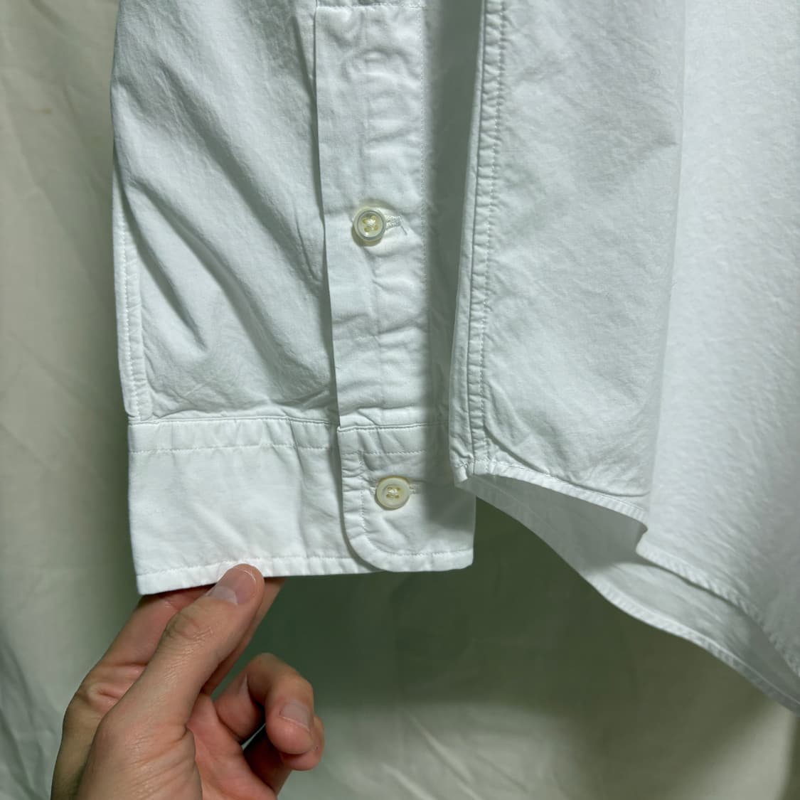 폴로 랄프로렌 클래식핏 코튼 셔츠 / 화이트, XL 상품이미지6